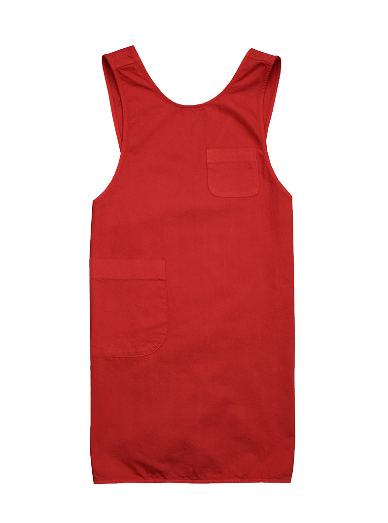 The Apron - Cherry Red